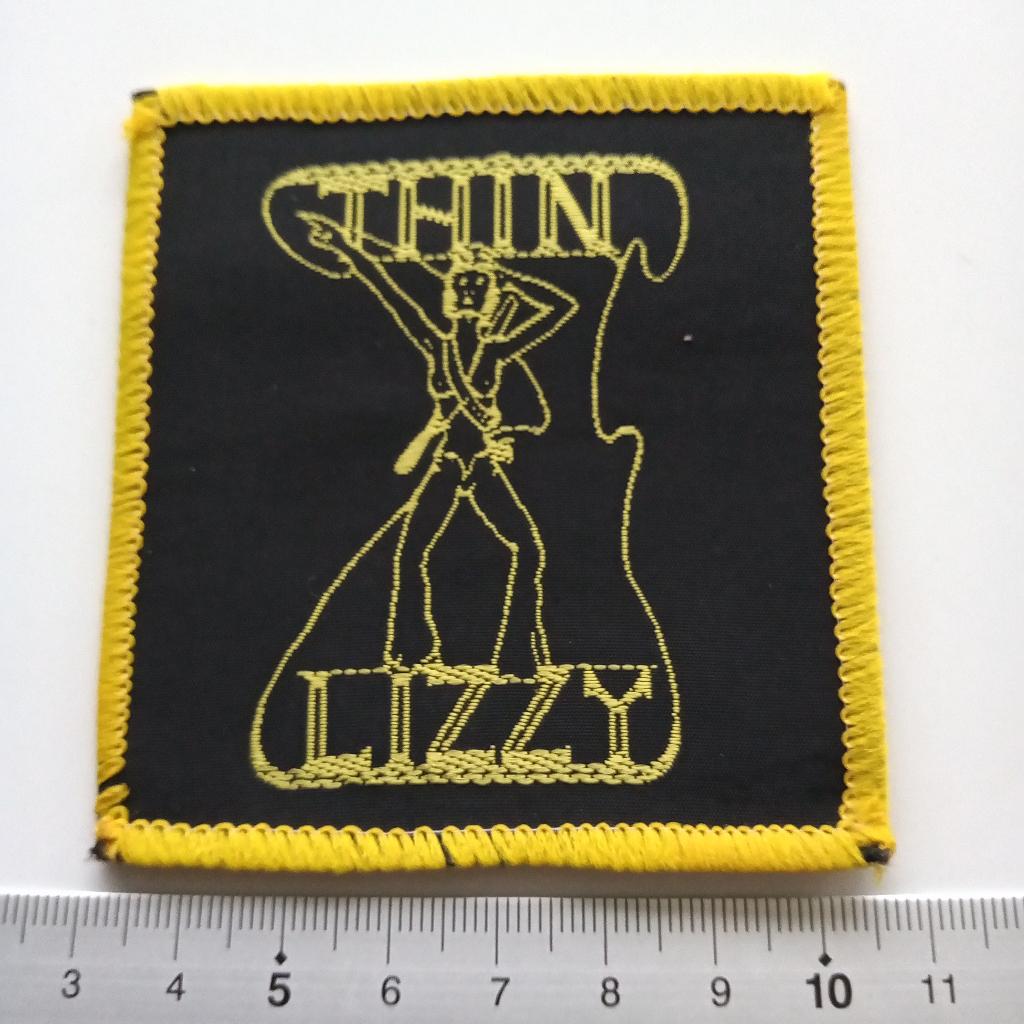 Thin Lizzy vrij zeldzame vintage 1977 patch t90, Verzenden, Nieuw, Kleding