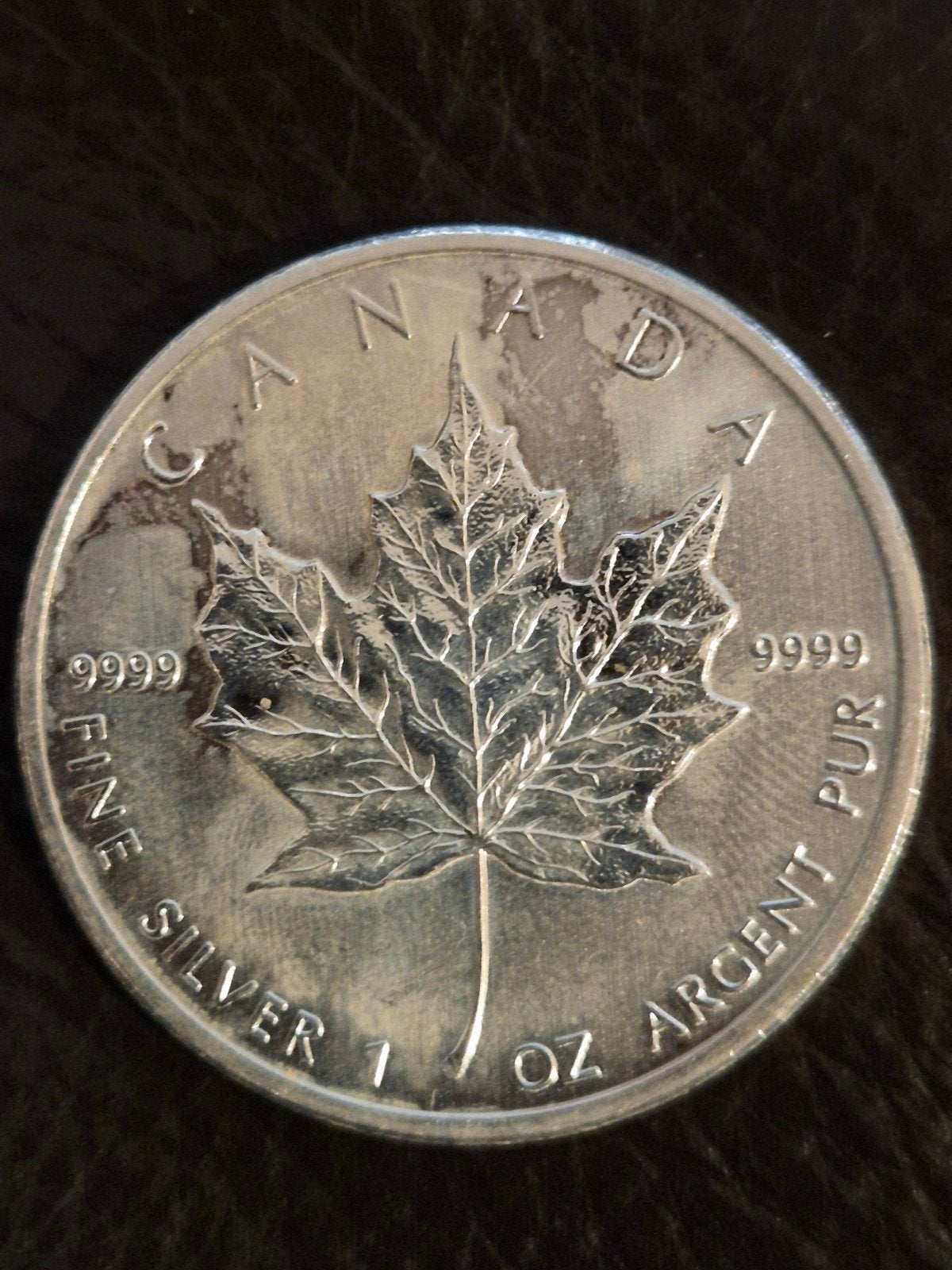 2012 Zilveren Maple Leaf 1 oz, Ophalen of Verzenden, Noord-Amerika, Losse munt, Zilver