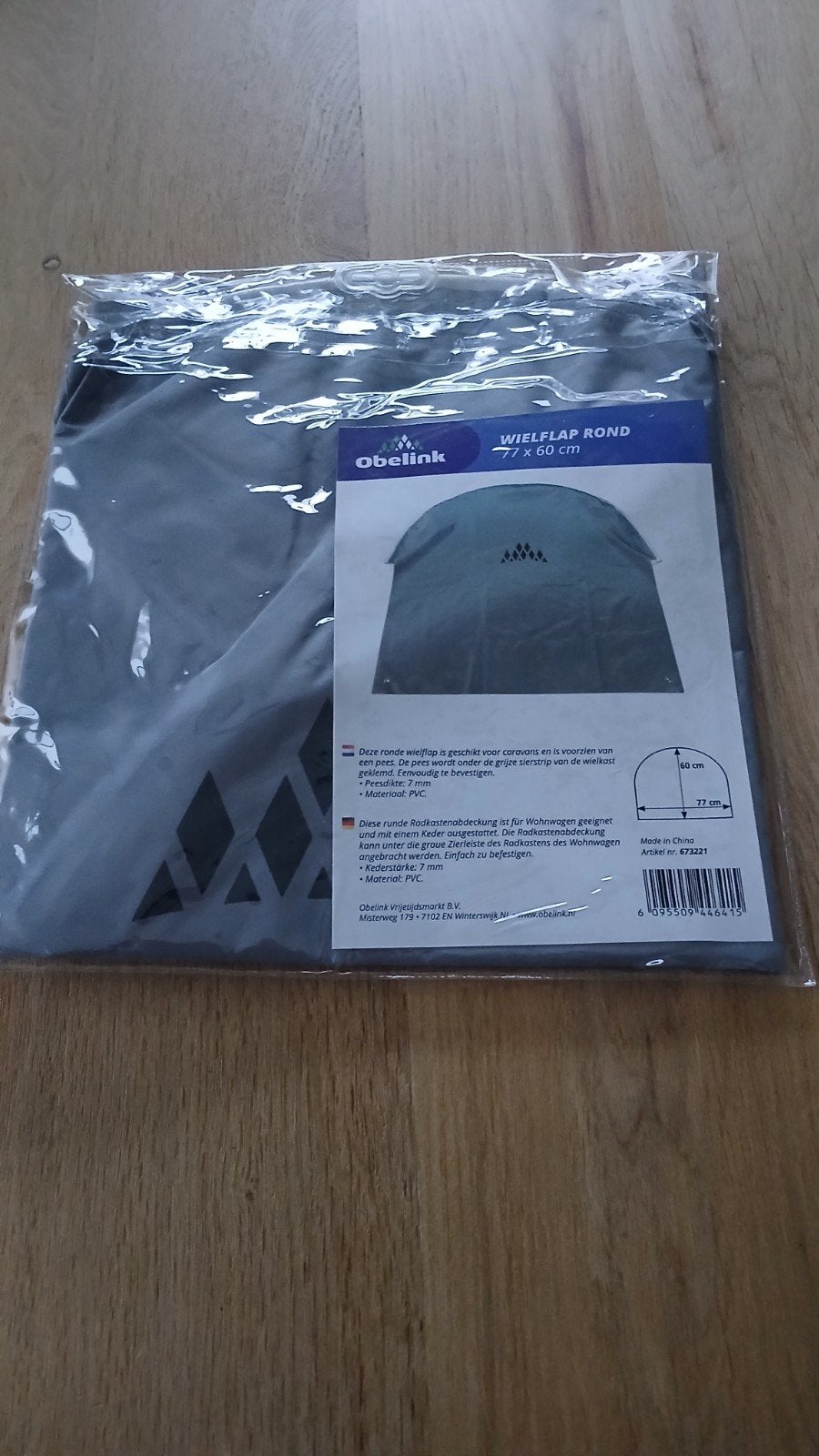 Obelink Wielflap Rond 77x60 cm - Wielkastafdekking, Ophalen of Verzenden, Nieuw