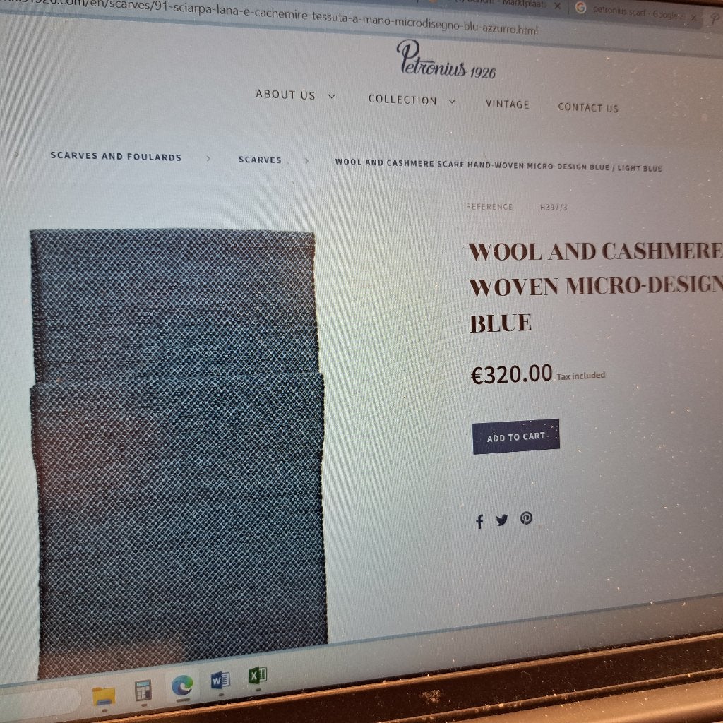 Petronius sjaal chic designer zwart /geruit cashmere 46140, Maat 46/48 (XL) of groter, Ophalen of Verzenden, Zo goed als nieuw