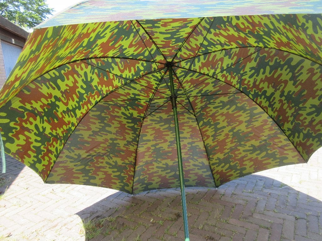 Camouflage vis parasol paraplu, Ophalen, Gebruikt, Overige typen