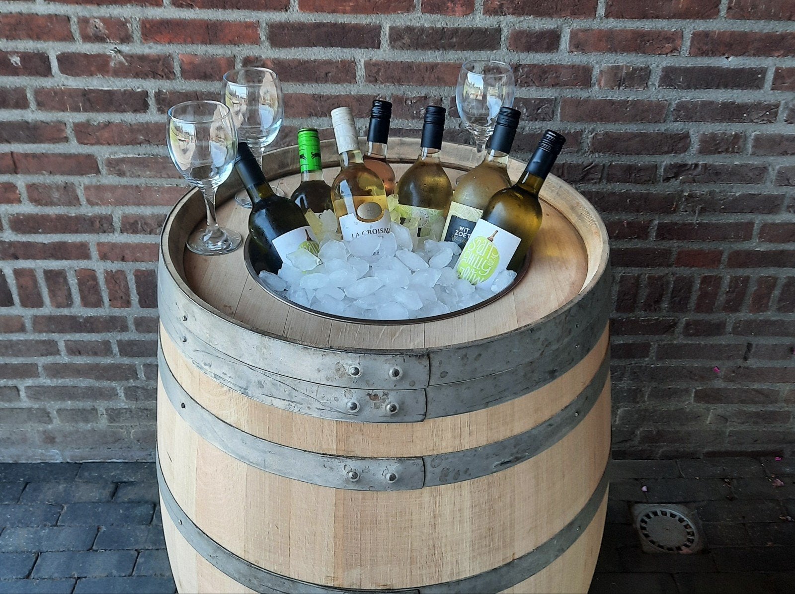 Wijnkoeler, wijnvat, 150 liter of meer, Ophalen of Verzenden, Hout