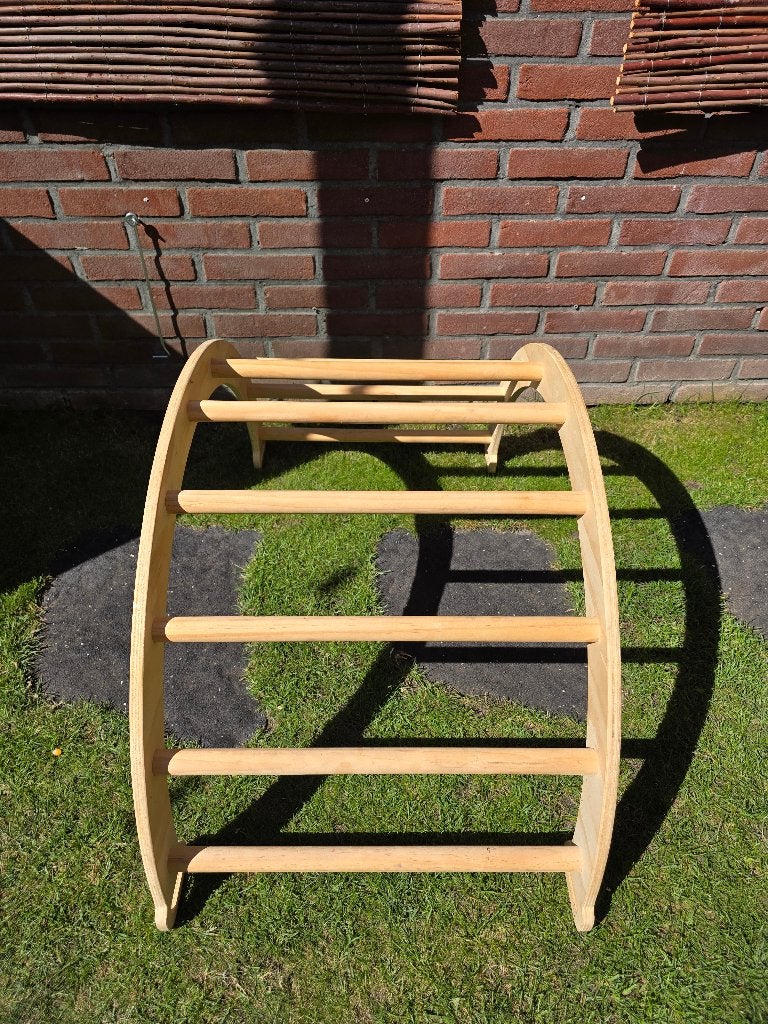 Houten klimrek, Kinderen en Baby's, Speelgoed | Buiten | Speeltoestellen, Ophalen, Gebruikt