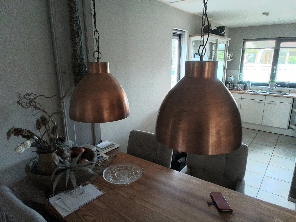 Hanglampen, Huis en Inrichting, Ophalen, Gebruikt, Metaal, E27 (groot)