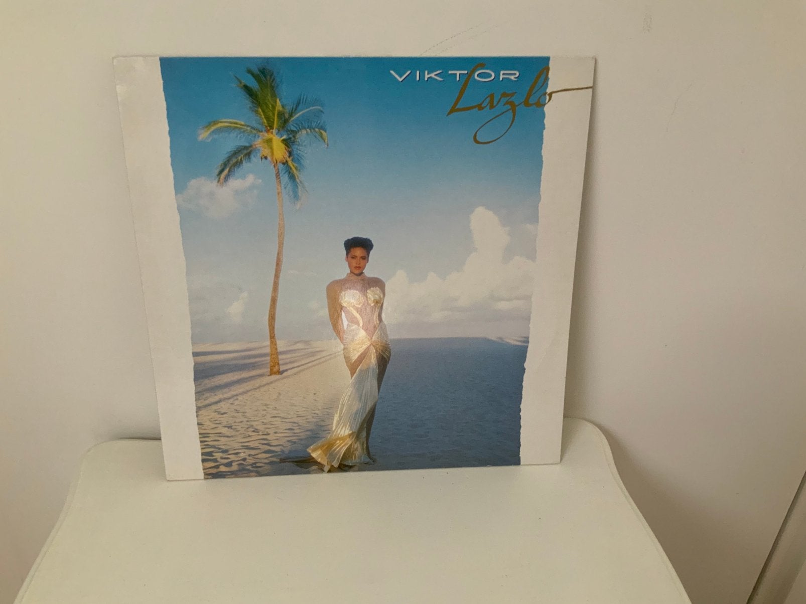 Viktor Lazlo. Originele lp, Gebruikt, 1980 - 1989, Ophalen of Verzenden, Inclusief binnenhoes