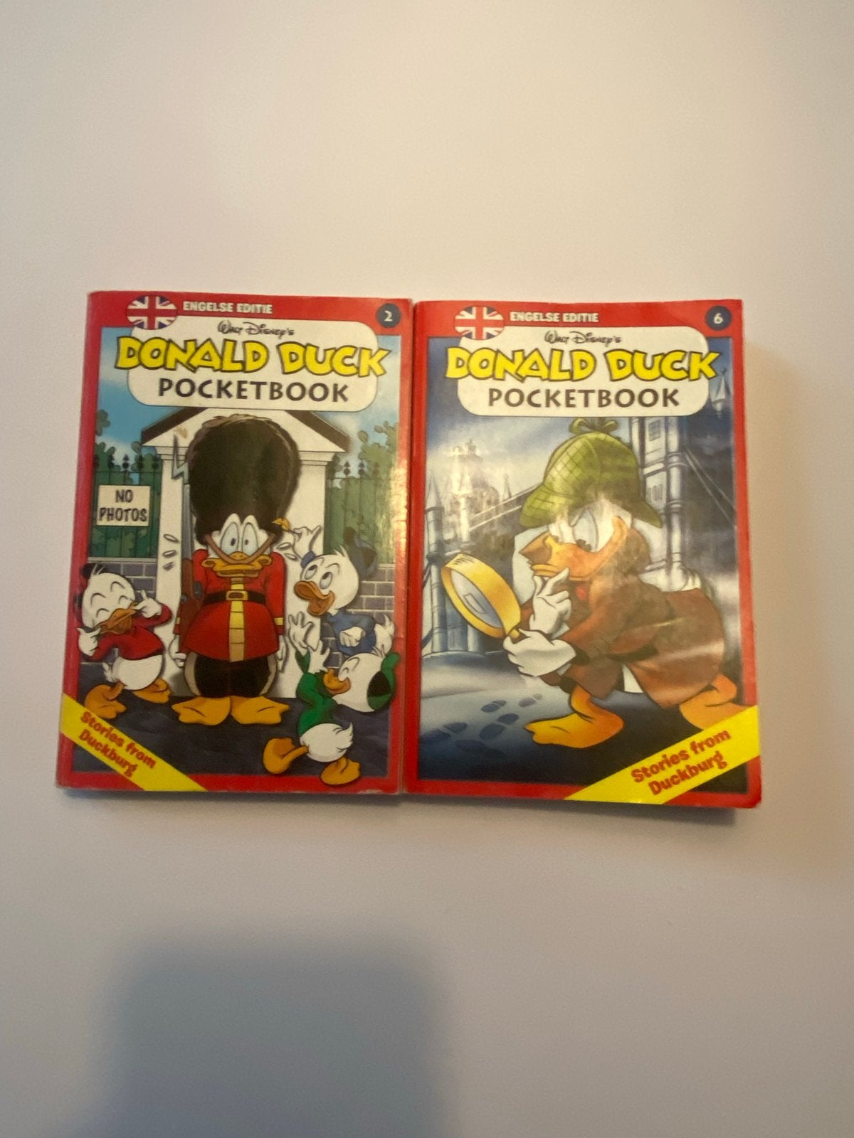 Donald Duck Pocketbook Engelse Editie - Nrs. 2 & 6, Meerdere stripboeken, Ophalen of Verzenden, Zo goed als nieuw
