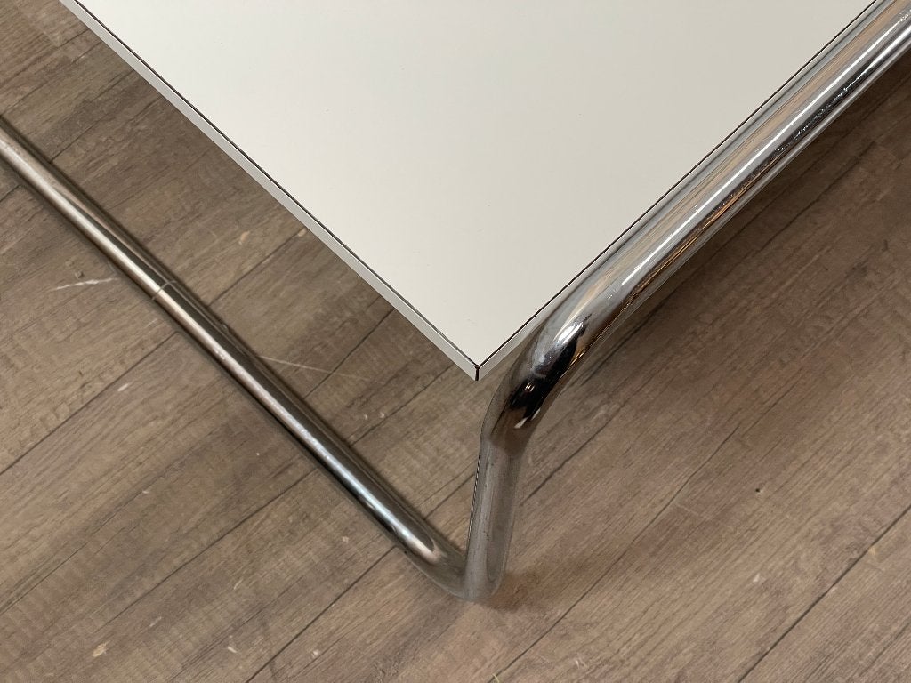 Design Salontafel – Wit Buisframe | Bauhaus Style, Huis en Inrichting, Ophalen, 50 tot 100 cm, Design, 50 tot 100 cm
