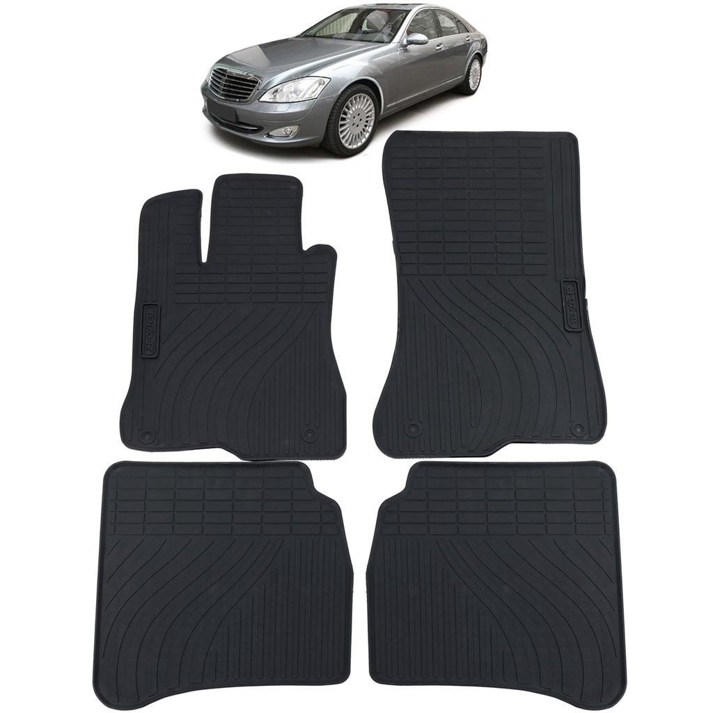 Rubber Winter Modder Matten Mercedes S Klasse W221 2005 t/m, Verzenden, Automotive Parts, A.parts@hotmail.nl, Trasmolenlaan 12 3447 GZ Woerden