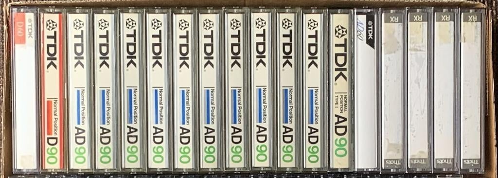 Cassettebandjes TDK AD90,Thats, Cd's en Dvd's, Cassettebandjes, Ophalen of Verzenden, Gebruikt, Overige genres, 2 t/m 25 bandjes