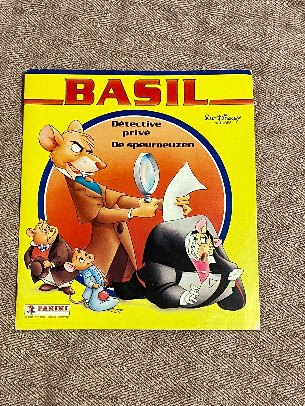 Panini Basil Sticker Album (1986), Ophalen of Verzenden, Zo goed als nieuw