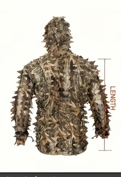 Ghillie Suit Camouflage Jas M/L - Ideaal voor jacht/airsoft, Ophalen of Verzenden
