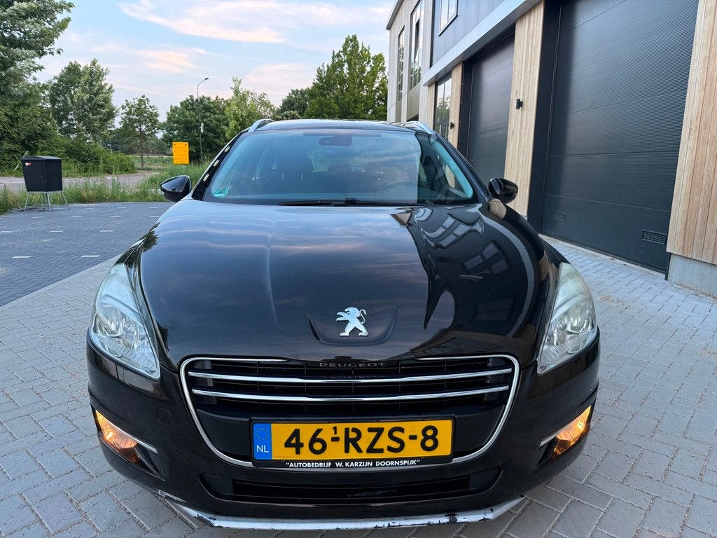 Peugeot 508 SW 1.6 THP Blue Lease Executive (bj 2011) Clima/, Auto's, Peugeot, Voorwielaandrijving, Stof, Zwart, Bruin