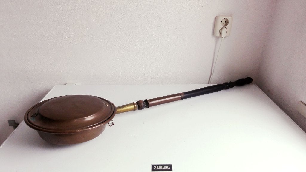 Bedpan, antieke koperen bedpan, Ophalen of Verzenden