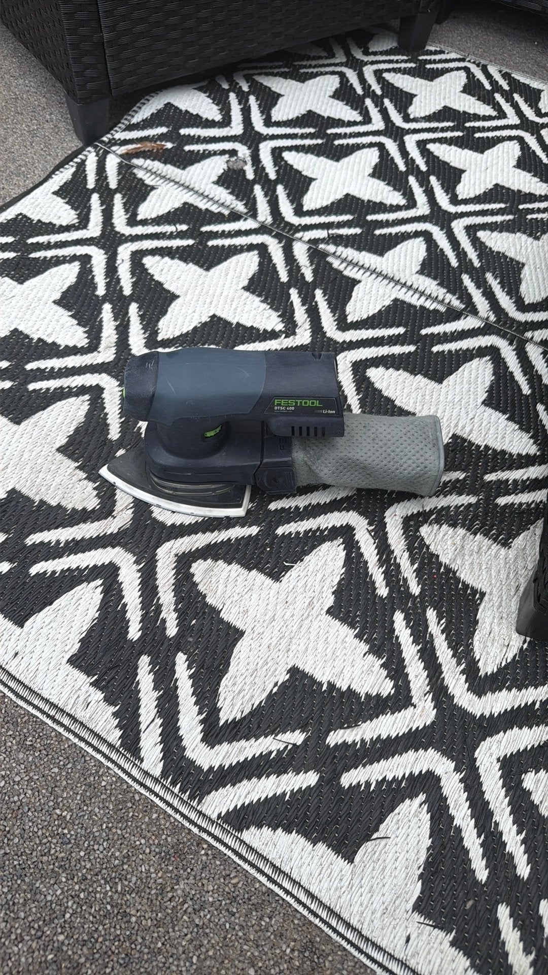 FESTOOL DTSC 400 accu deltaschuurmachine schuurmachine, Ophalen of Verzenden, Zo goed als nieuw, 600 tot 1200 watt, Excentrische schuurmachine