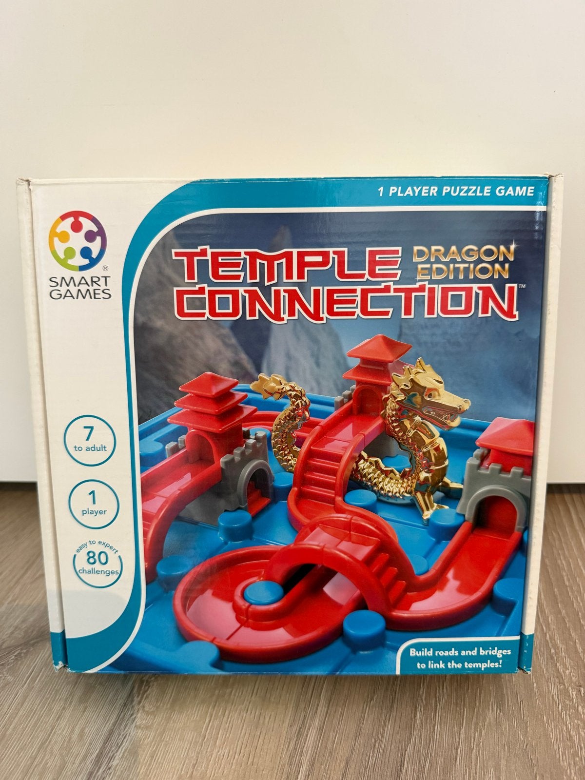 SmartGames Temple Connection Dragon Edition Puzzelspel, Ophalen of Verzenden, Zo goed als nieuw, 6 jaar of ouder