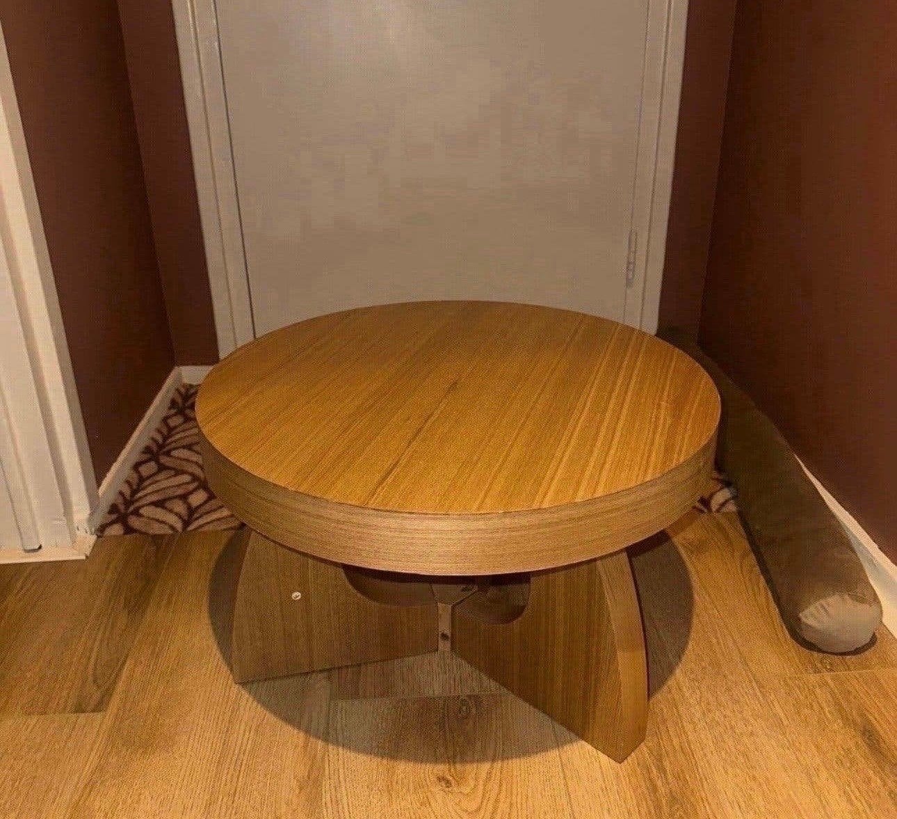 Woood Tala bijzettafel, Minder dan 45 cm, Rond, Zo goed als nieuw, Hout