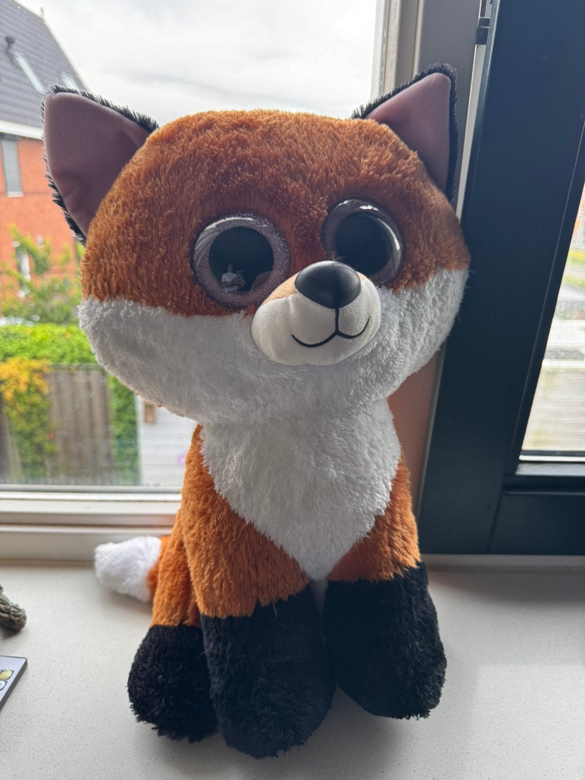 Ty Beanie Boo XL Vos Zgn. Rookvrij huis, Oranje, Ophalen of Verzenden, Zo goed als nieuw, Middelgroot (20 tot 80 cm)