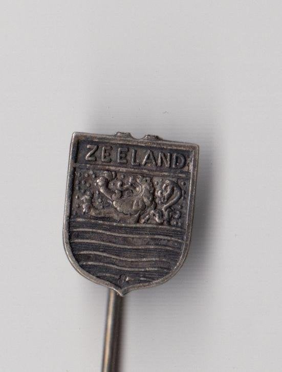 Zeeland Provincie Wapen speldje, Gebruikt, Niet vindbaar, Niet vindbaar, Speldje of Pin