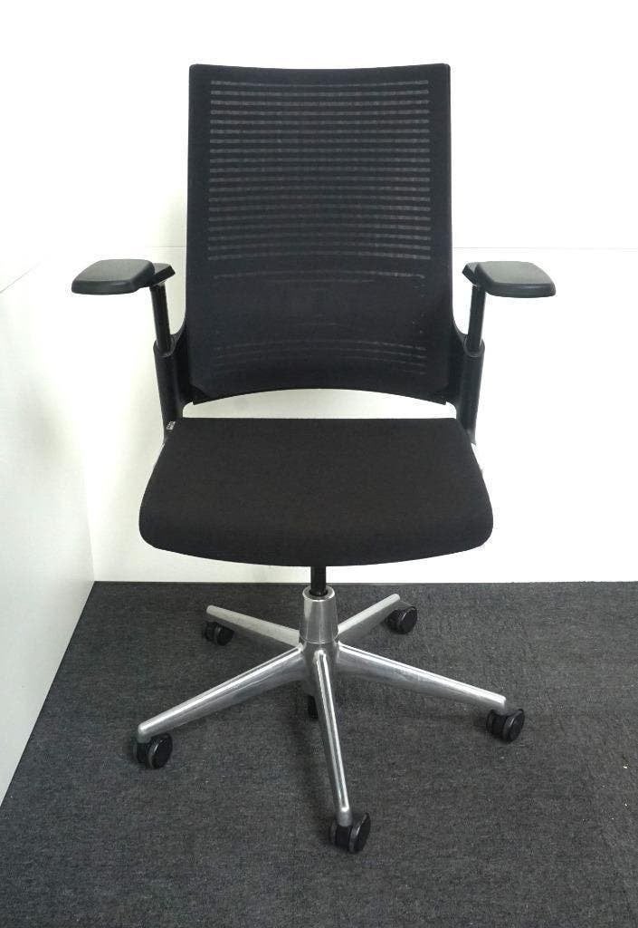 Ahrend 2020 Extra Verta bureaustoel Zwart/Chroom, Gebruikt, -, Zwart, -