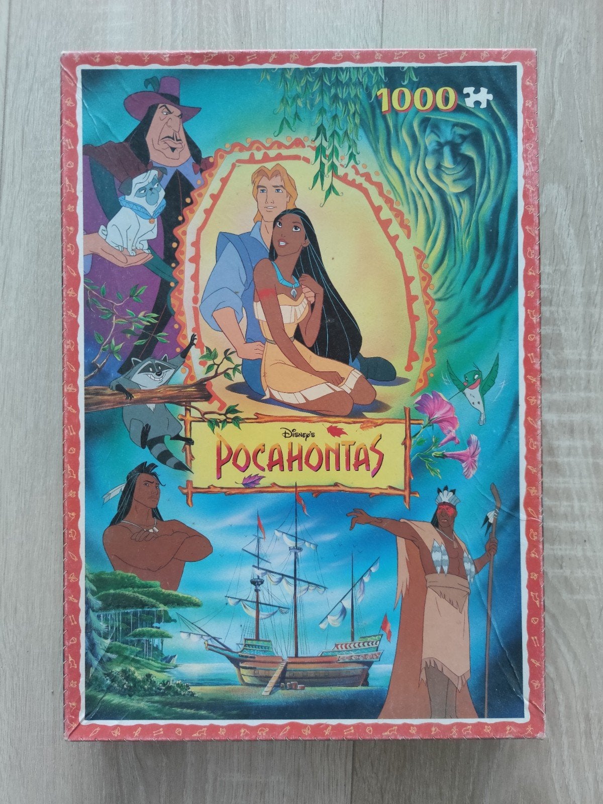 Disney 1610 Pocahontas puzzel 1000 stukjes, Ophalen of Verzenden, 500 t/m 1500 stukjes, Legpuzzel