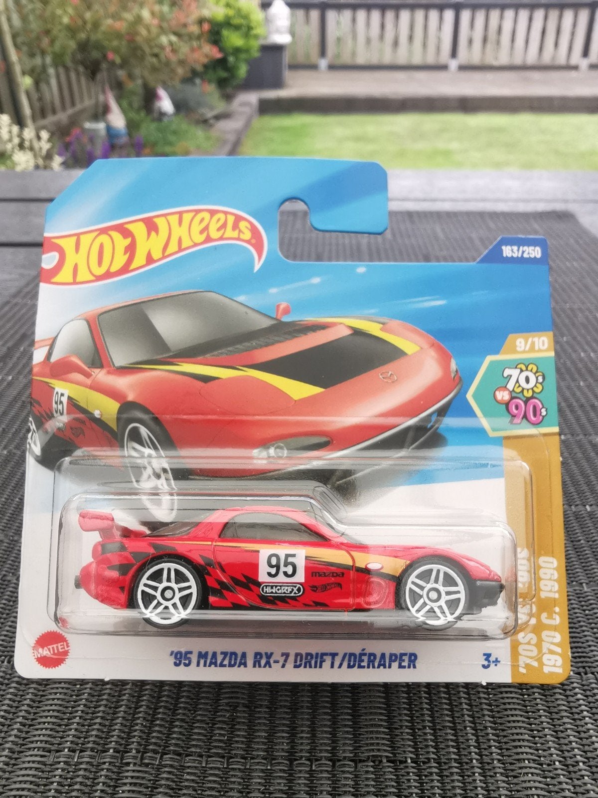 HotWheels '95 Mazda RX-7 Drift, Ophalen of Verzenden, Nieuw, Auto