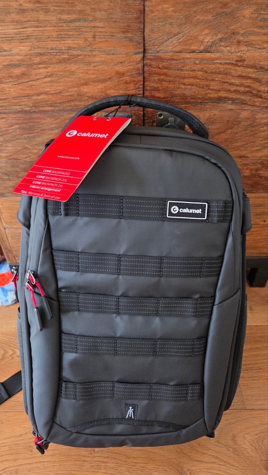Calumet CORE Backpack 25L Black, Rugtas, Nieuw, Zijvakken, Zwart