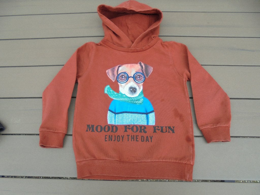 Bruine trui NAME IT, Kinderen en Baby's, Kinderkleding | Maat 104, Trui of Vest, Ophalen of Verzenden, Zo goed als nieuw, Jongen