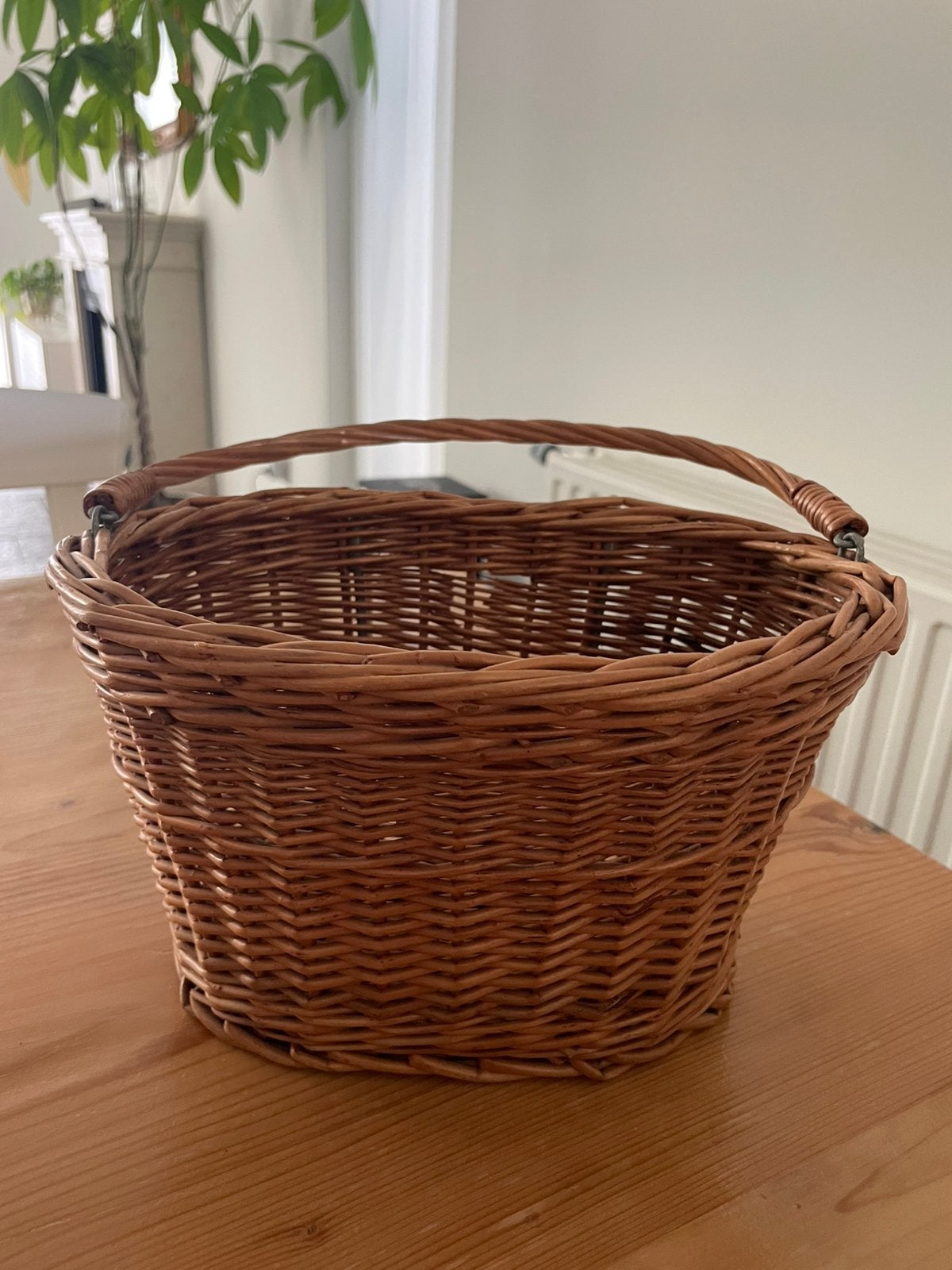 Unieke ongebruikte Vintage Rieten Fietsmand uit 1976, Fietsen en Brommers, Fietsaccessoires | Fietsmanden, Ophalen of Verzenden