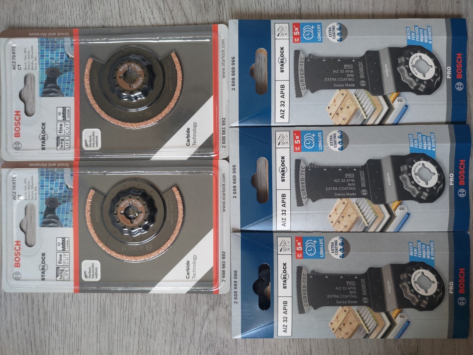 Bosch Starlock Multitool Zaagbladen (Alles 50€), Ophalen of Verzenden, Nieuw