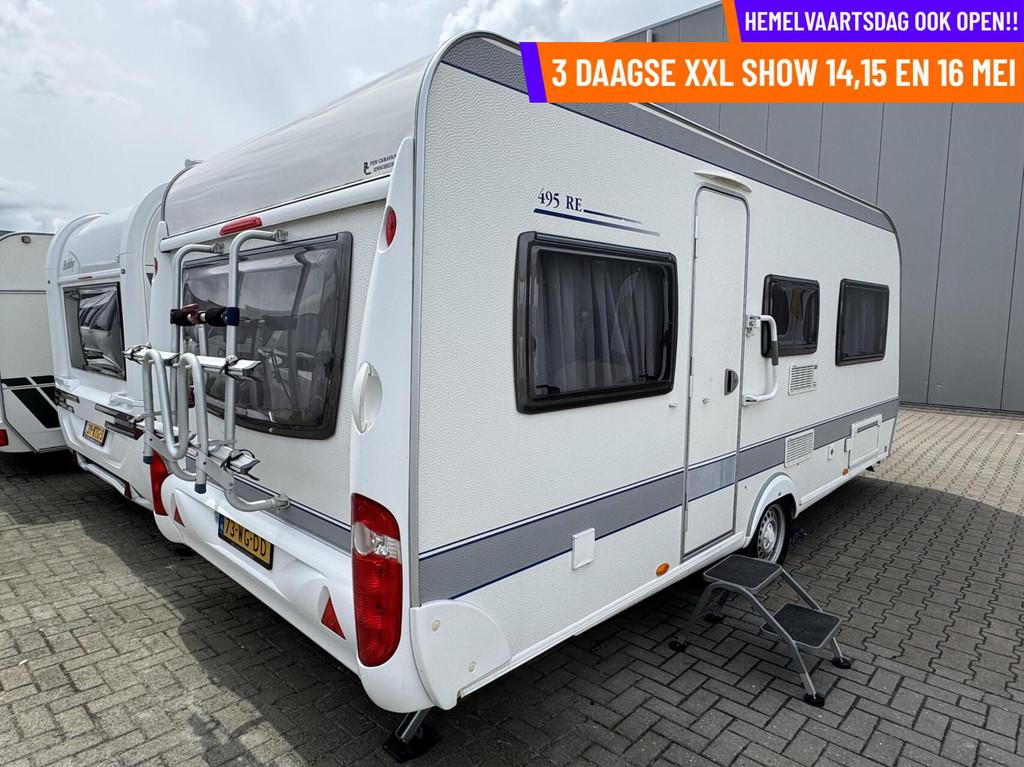 Hobby 495 UL, ENKELE BEDDEN, RONDZIT, MOVER, VOORTENT+LUIFEL, Caravans en Kamperen, Rondzit, Hobby, Bedrijf, Mover
