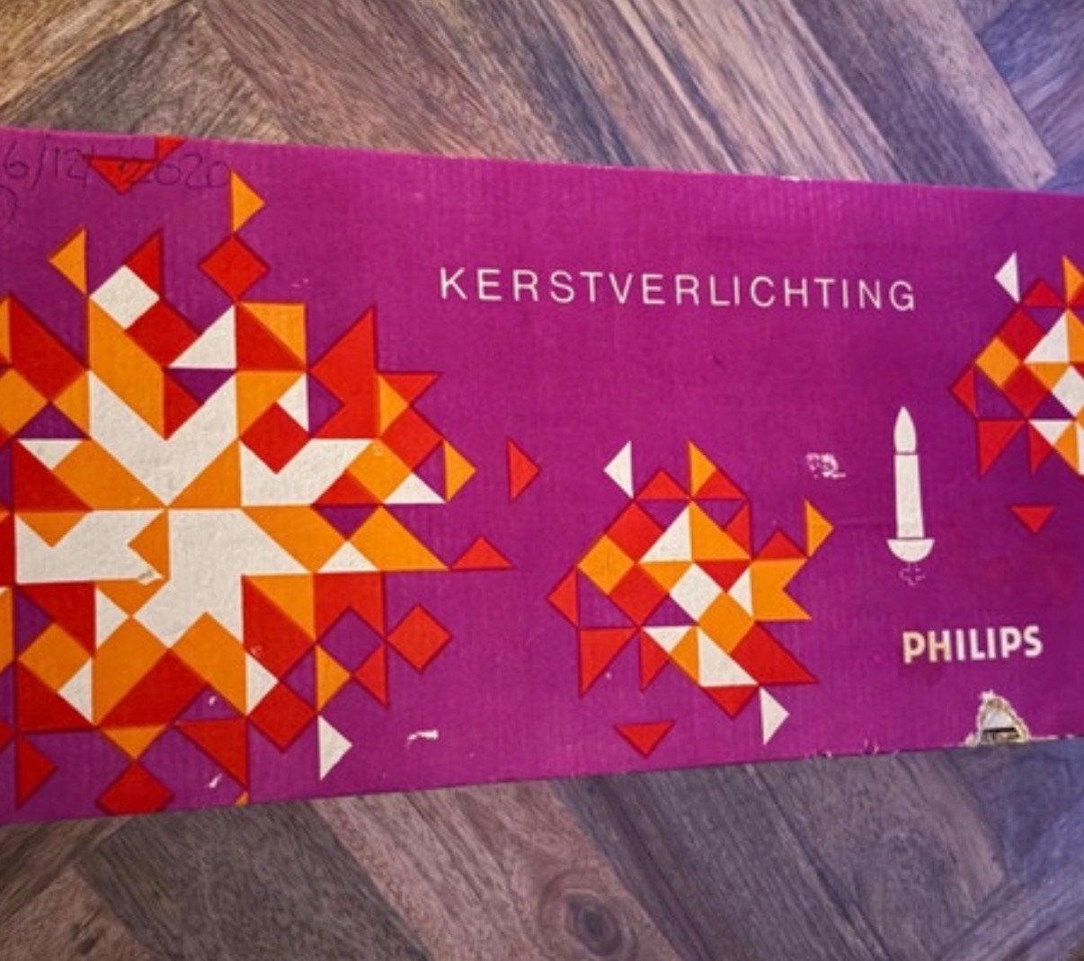 Vintage philips kerstverlichting kaars, Diversen, Ophalen of Verzenden, Gebruikt