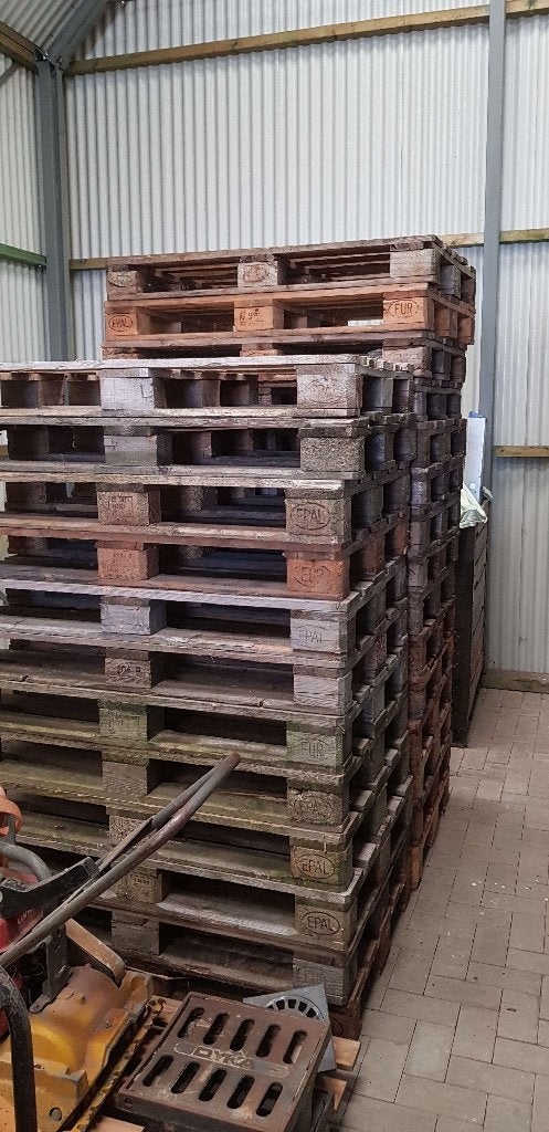 Europallets te koop om bed, bank of kast van te maken, Doe-het-zelf en Verbouw, Hout en Planken, Ophalen, Gebruikt, 50 mm of meer