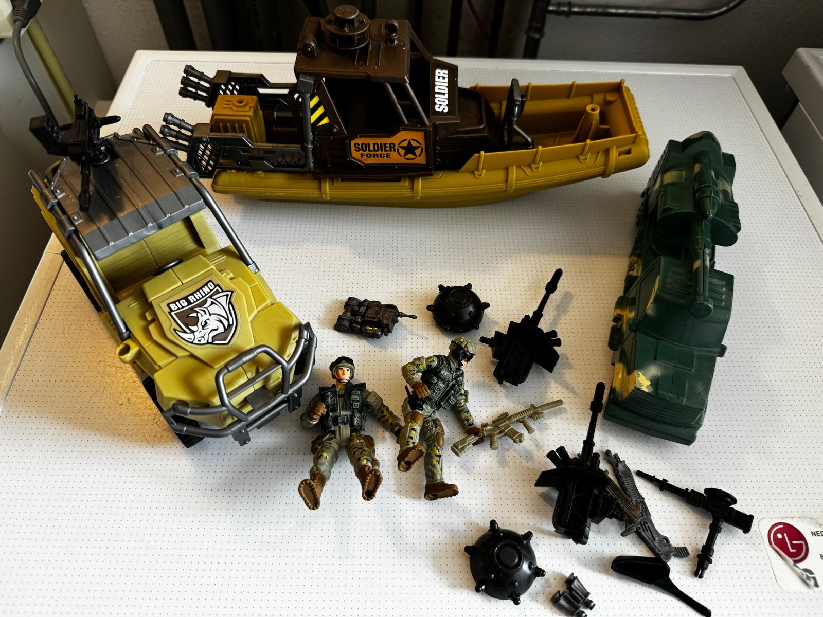 Soldier Force speelset met voertuigen en figuren, Ophalen of Verzenden, Zo goed als nieuw, Jongen of Meisje