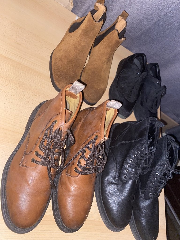 Schoenen maat 42- Zara, Ophalen, Bruin, Boots, Nieuw