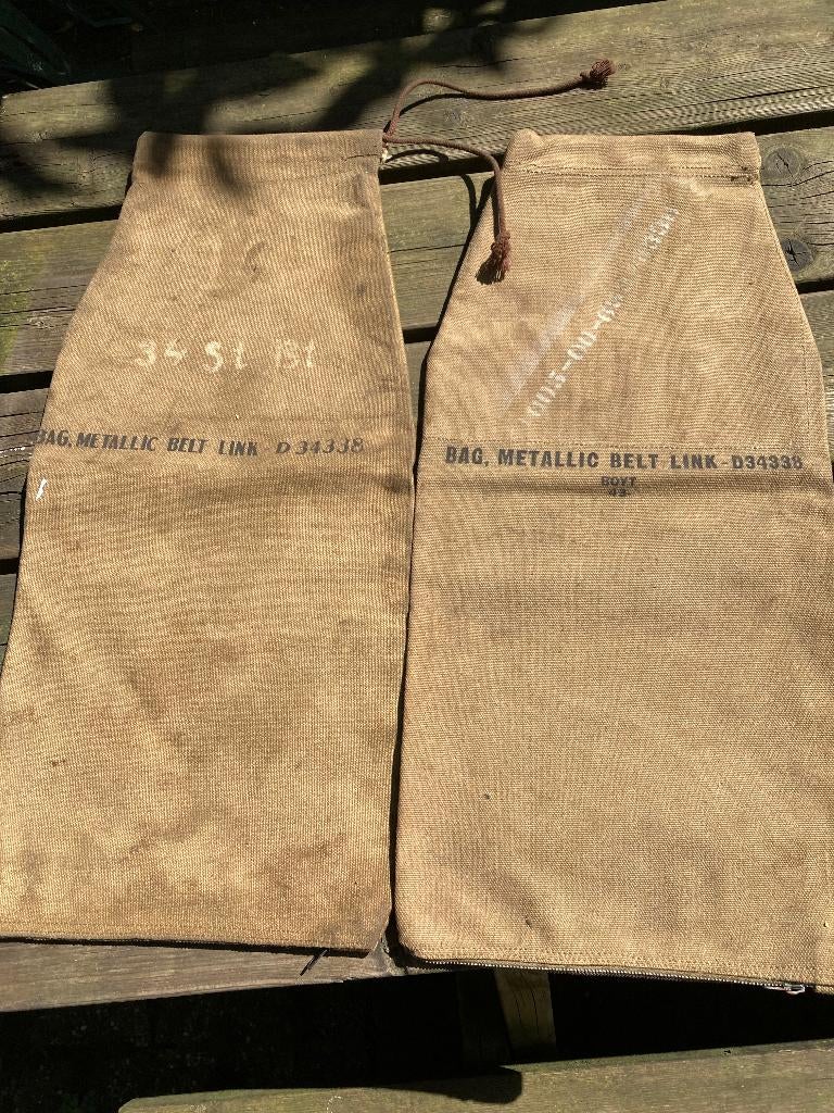 Hulzenzak .50 D34338, Verzamelen, Militaria | Tweede Wereldoorlog, Ophalen of Verzenden, Landmacht, Amerika, Overige typen