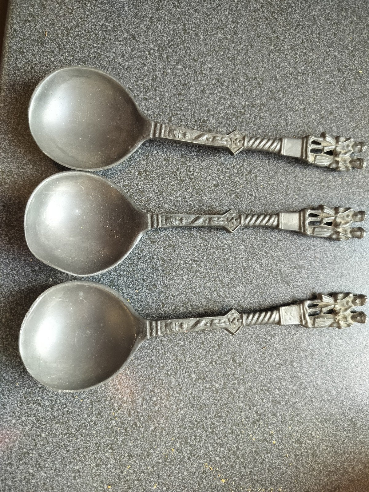 Tinnen lepels, Ophalen of Verzenden