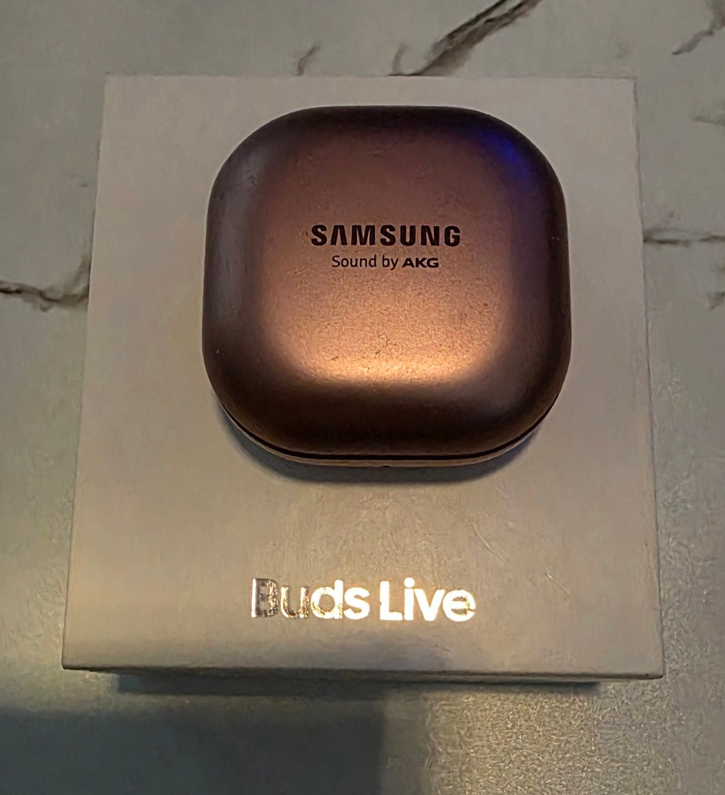 Samsung Galaxy Buds Live - Mystic Bronze, Audio, Tv en Foto, Koptelefoons, Ophalen, In-ear, Draadloos, Zo goed als nieuw