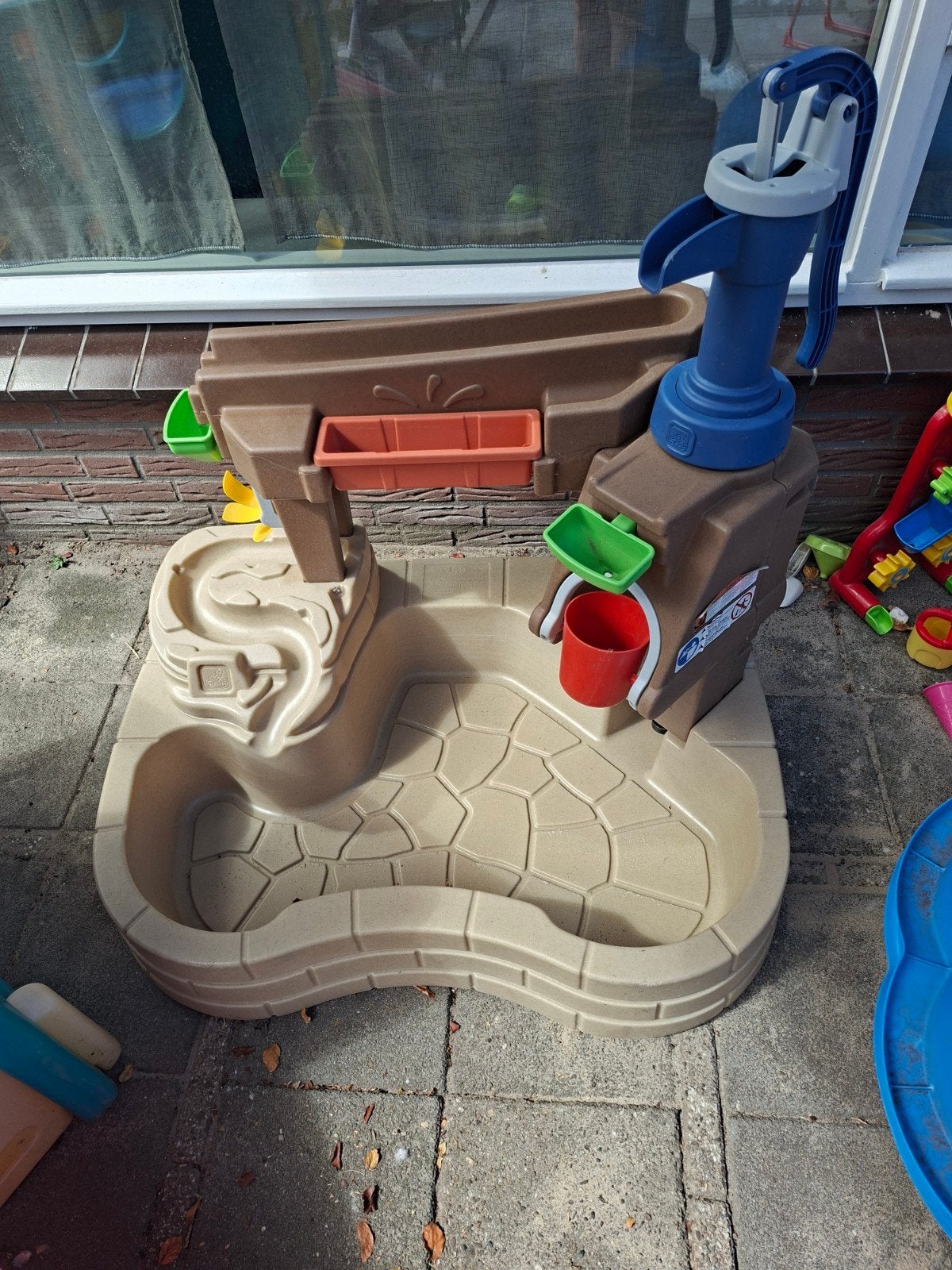Zand- en watertafel met pomp, Step 2 splash and pump, Ophalen, Gebruikt