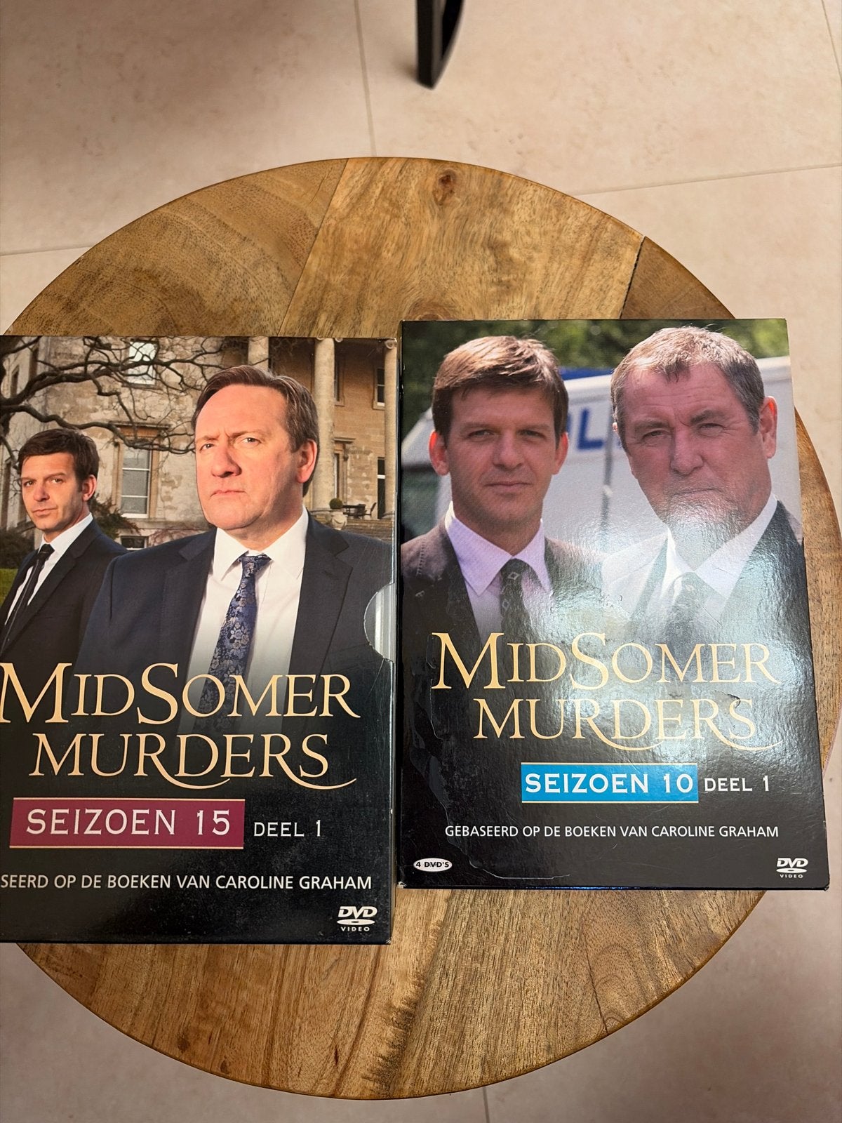 Midsomer Murders Seizoen 10 & 15 Deel 1 DVD's, Vanaf 12 jaar, Ophalen, Gebruikt, Misdaad