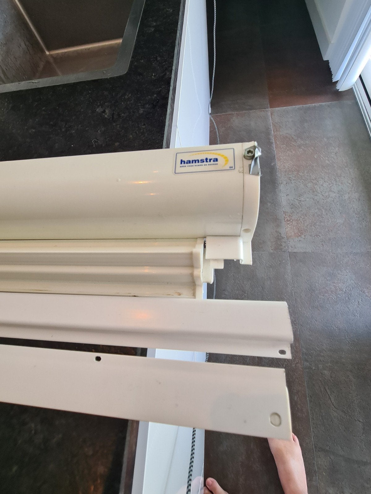 Hamstra insectentolhor dakraam 116 bij 117 wit inclusief gel, Doe-het-zelf en Verbouw, Rolluiken, 100 tot 150 cm, Ophalen of Verzenden