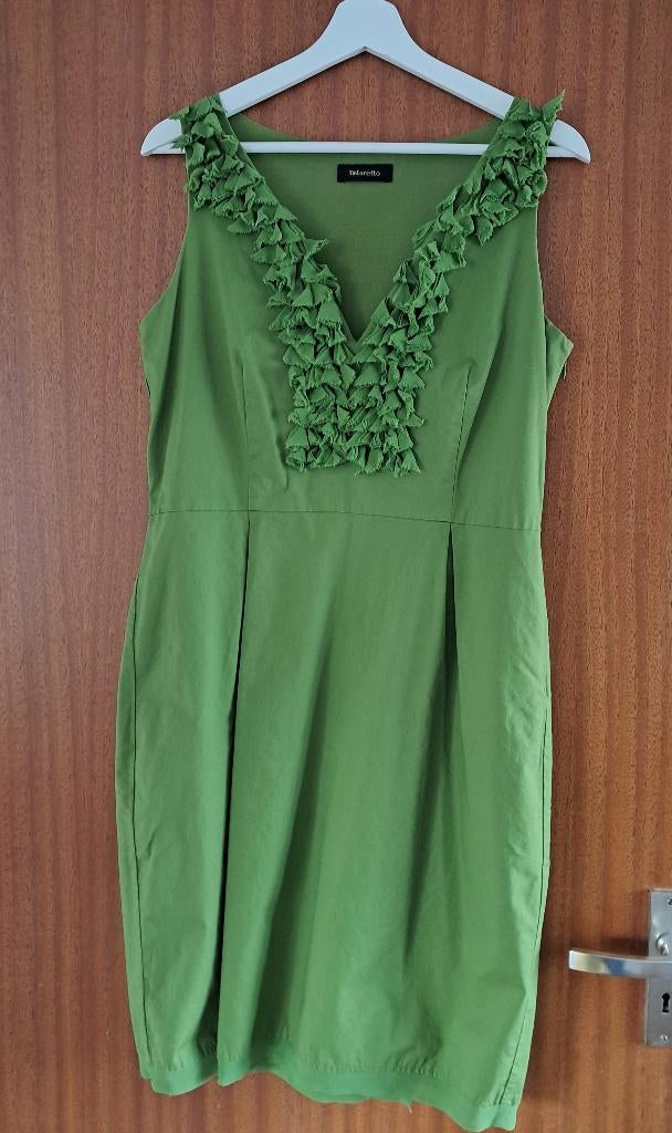 Mooie groene jurk Tintoretto maat 40, Kleding | Dames, Maat 38/40 (M), Ophalen of Verzenden, Knielengte, Tintoretto