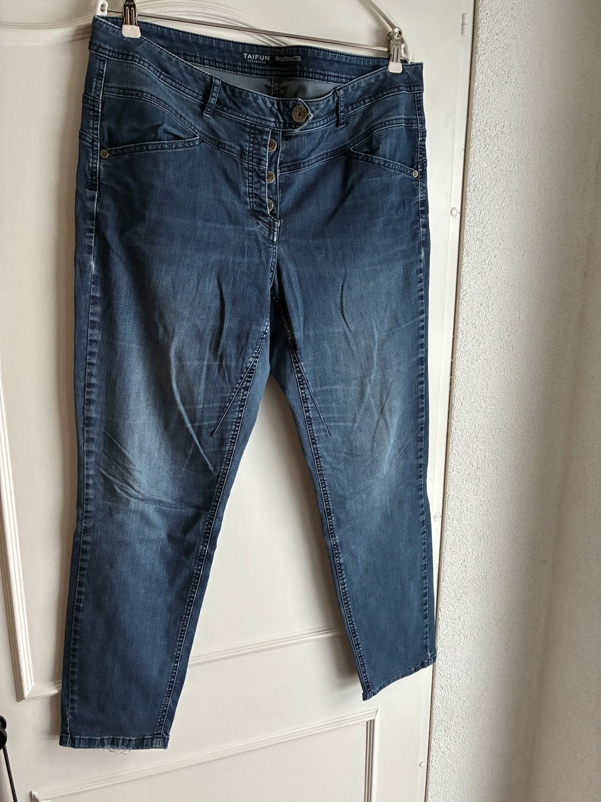 Taifun BoyfriendTS Jeans - Maat 44, Ophalen of Verzenden, Gedragen, Blauw, W33 - W36 (confectie 42/44)
