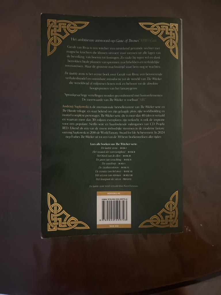 The Witcher: De laatste wens - Andrzej Sapkowski, Ophalen of Verzenden, Zo goed als nieuw, Overige uitgevers, Nederlands