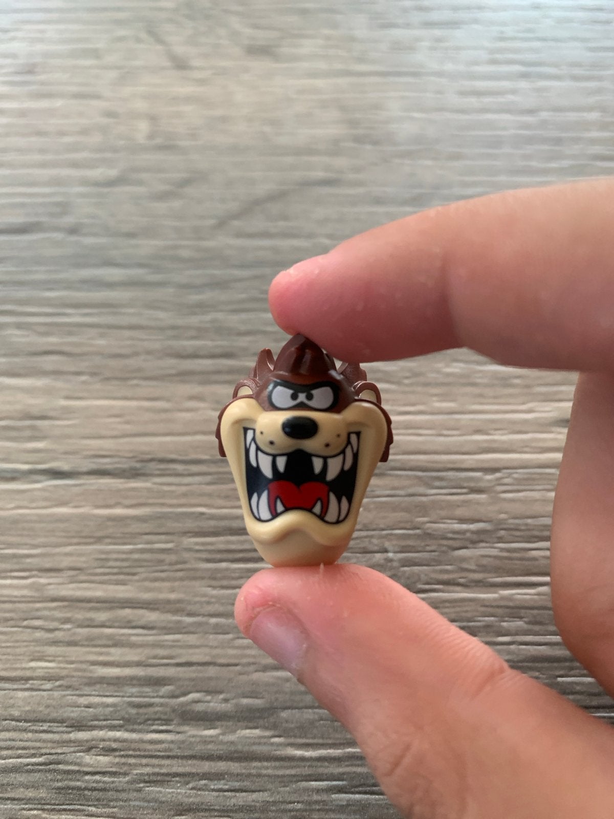LEGO Looney Tunes Taz Duivel minifiguur hoofd, Ophalen, Zo goed als nieuw