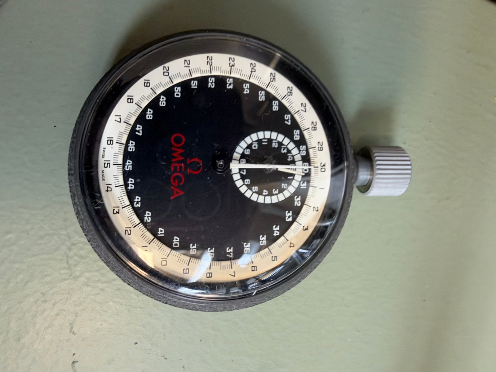 Vintage Omega Stopwatch - Nauwkeurige Tijdwaarneming, Zakhorloge, Staal, Verzenden, 1960 of later