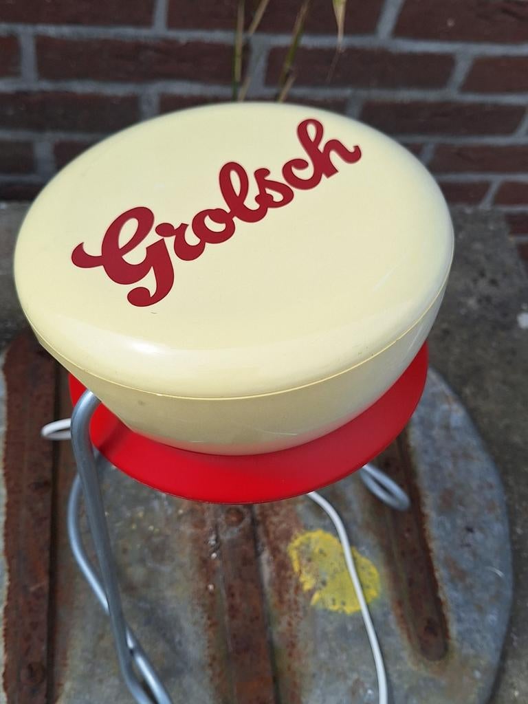 Grolsch lamp, Ophalen of Verzenden, Reclamebord, Plaat of Schild, Grolsch