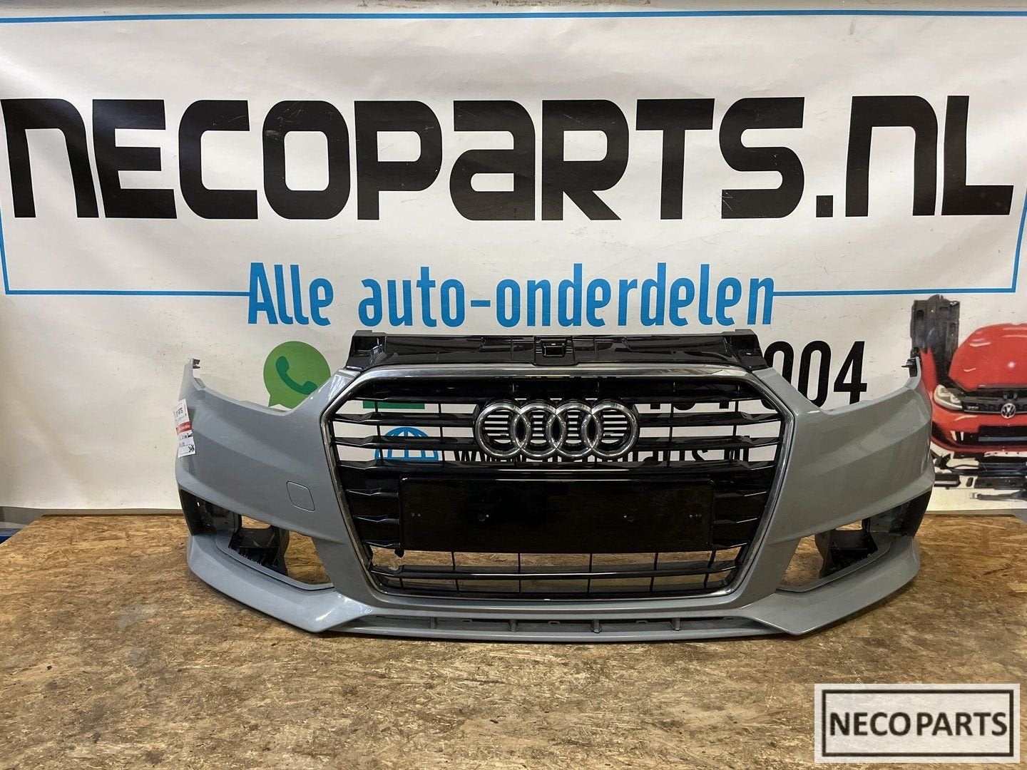 AUDI A1 8X S-LINE FACELIFT VOORBUMPER BUMPER ORIGINEEL, Gebruikt, -, -, Achter