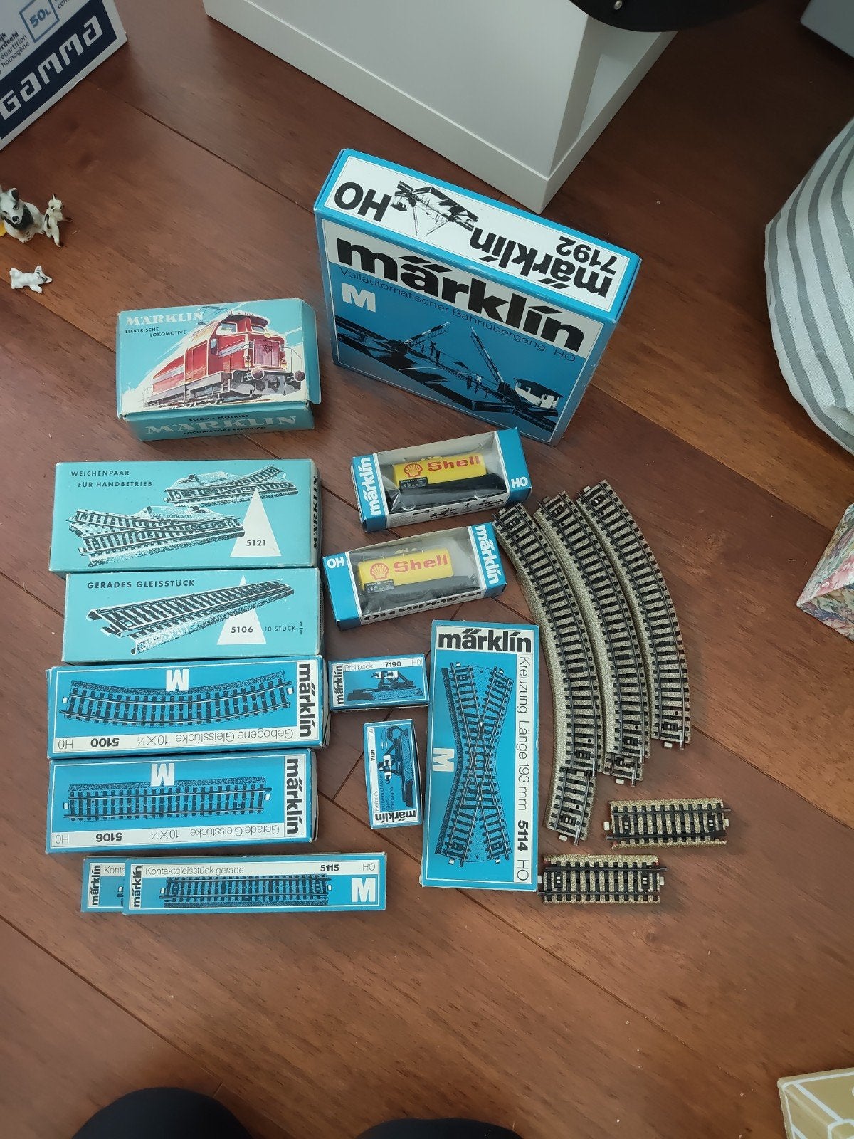 Märklin H0 Treinset met Rails, Locomotief en Wagons, Wisselstroom, Treinset, Ophalen of Verzenden, Zo goed als nieuw