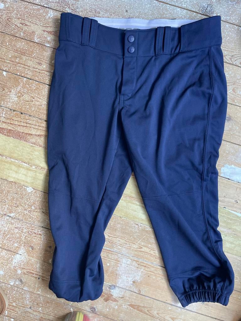 Softbalbroeken maat L - navy, Ophalen of Verzenden, Gebruikt, Softbal, Kleding