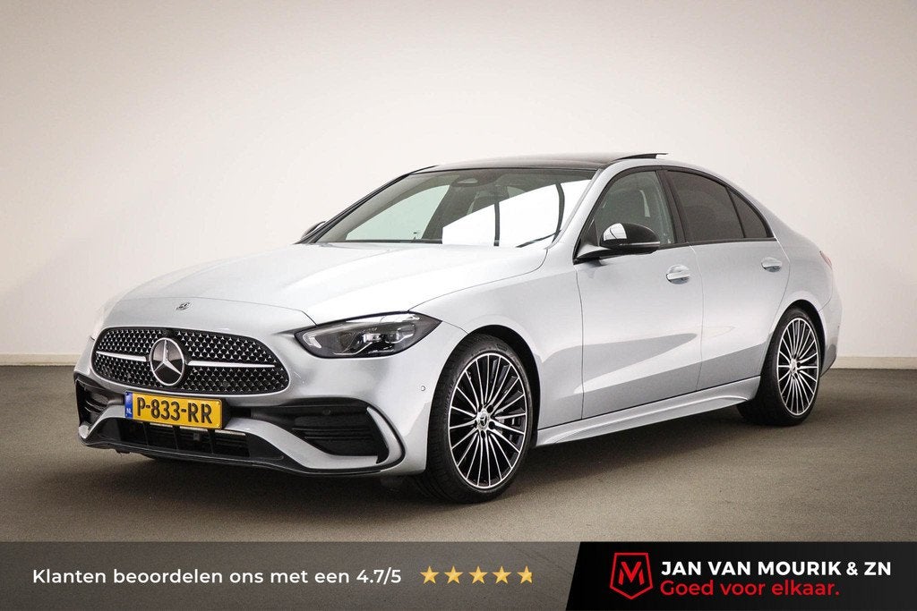 Mercedes-Benz C-klasse 200 Launch Edition AMG Line | PANORAM, Auto's, Mercedes-Benz, Bedrijf, Te koop, C-Klasse, ABS, Achteruitrijcamera